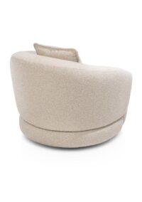 Cervos, fauteuil pivotant - rond 100cm incl. 1 coussin 45x45 - Image 3