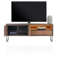 Trapani, buffet bas 160 cm - 2-portes + 1-tiroir + 1-niche (+ LED) - Image 3