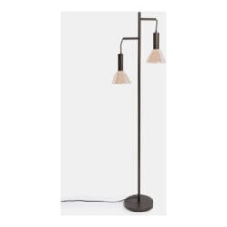 Tibbs vloerlamp 2*G9 - Bruin