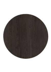 Caletta, eetkamertafel rond 120 cm. - eiken blad - centrale kruispoot steelbrown - Basalt - Afbeelding 3