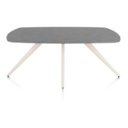 Saluti, table ovale 180 x 105 cm. - 4 pieds - crème - Anthracite