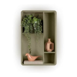 Trentino, Élément mural 85 cm. - mdf laqué - Olive