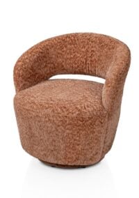 Nelzo, fauteuil pivotant - tissu Valencia