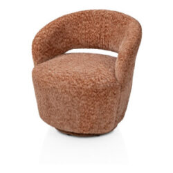 Nelzo, fauteuil pivotant - tissu Valencia
