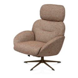 Stresa, relaxfauteuil - steelbrown