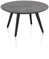 Maze, table basse ronde 60 cm - hauteur 32 cm - Anthracite - Image 2