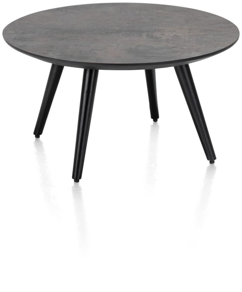 Maze, Table Basse Ronde 60 Cm - Hauteur 32 Cm - Anthracite - Image 2