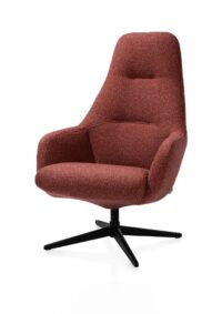 Vernon, fauteuil pivotant - dossier haut