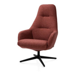 Vernon, fauteuil pivotant - dossier haut