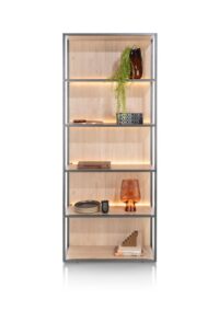 Lindfield, bibliotheque 80 cm. - 5-niches (+ LED)