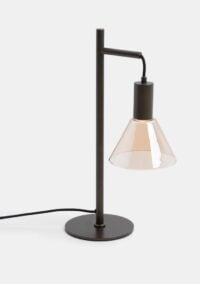 Tibbs tafellamp 1*G9 - Bruin