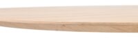 Caletta, eetkamertafel ovaal 240 x 105 cm. - eiken blad - centrale kruispoot grafiet - Natural - Afbeelding 3