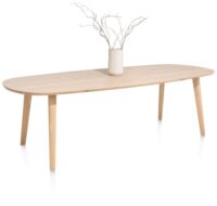 Odda, table 260 x 110 cm - oval - pied bois - natural - Image 2