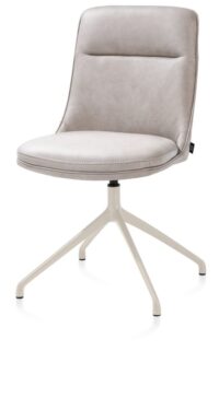 Mateo, chaise - pivotante - crème - Pala - Gris clair - Image 2