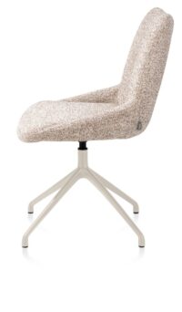 Mats, chaise - pivotante - creme - Luton - Cuivre - Image 3