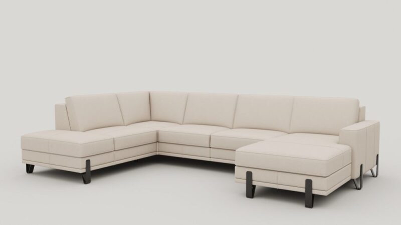 Denver, U-Bank - Stof Livigno - Creme - Afbeelding 3
