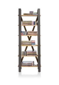 Farmland, boekenkast 75 cm - 6-niches (knock down)
