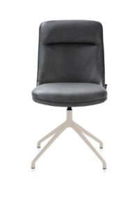 Mateo, chaise - pivotante - crème - Pala - Anthracite