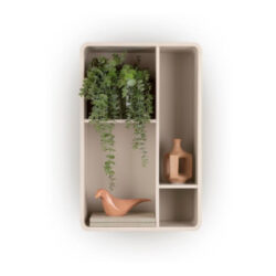 Trentino, Élément mural 85 cm. - mdf laqué - Creme