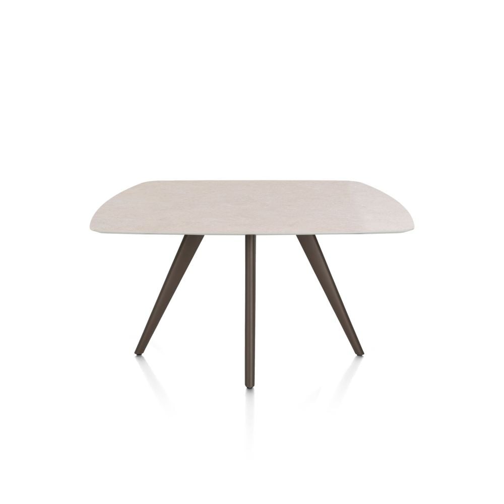 C5404Ba36934303E34E03Fed8Af448Abda64Ec9B_Images_T_Ll_M_5C33585Cf06C468982B1006459C04A10_Image.jpg Saluti, Eetkamertafel Ovaal 150 X 105 Cm. - 4 Poot - Steelbrown - Light Sand - Afbeelding 1