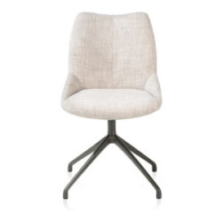Mats, chaise - pivotante - graphite - Luton - Creme