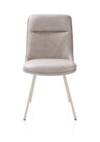 Mateo, chaise - 4-pieds - crème - Pala - Gris clair