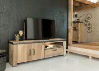 Farmland, lowboard 180 cm - 2-deuren + 1-lade + 1-niche (+ LED) - Afbeelding 3