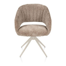 Isla, armstoel - vast - crème - stof Valencia - Taupe