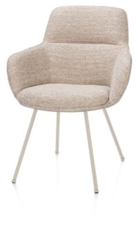 Mateo, chaise à accoudoirs - crème - Bellini - Creme - Image 2