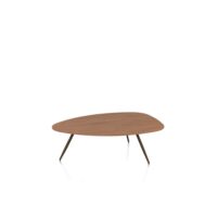 Addison, table basse 68 x 68 cm  - steelbrown
