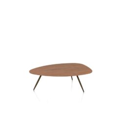 Addison, table basse 68 x 68 cm  - steelbrown