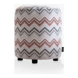 BeautiQ - Lush pouf - ronde 42 cm - Cuivre