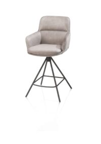 Mateo, chaise de bar - 4 pieds - graphite - Pala - Gris clair - Image 2