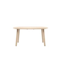 Odda, table 160 x 125 cm - oval - pied bois - natural