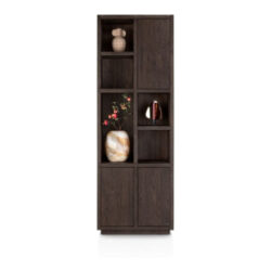Gijon, armoire 75 cm - 3-portes + 5-niches