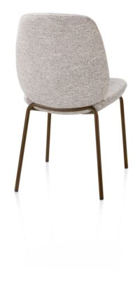 Fae, chaise - 4 pieds - steelbrown - tissu Bellini - Caillou - Image 2