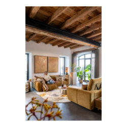 Albas, 3 places - double relax électrique - tissu Valencia - Corail