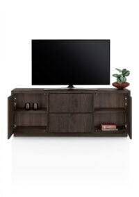 Gijon, tv-buffet 180 cm - 2-portes + 2-tiroirs + plinthe - Image 3