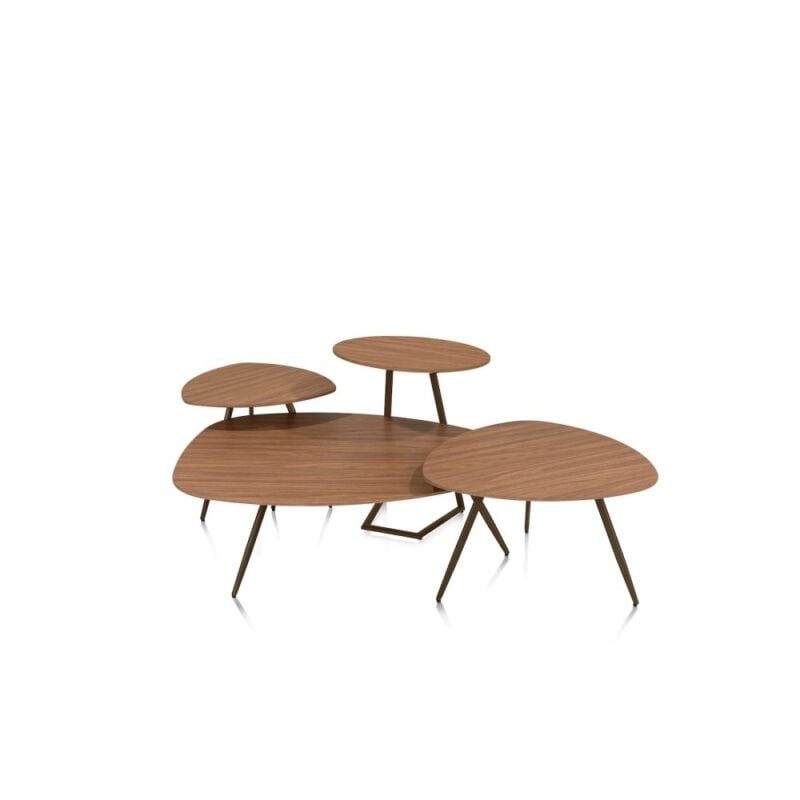 Addison, Table Basse 68 X 68 Cm  - Steelbrown - Image 3