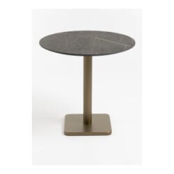Brest table de bistro D80cm - Onyx