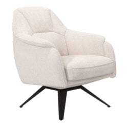 Asti, Fauteuil - dossier bas - tissu Santini