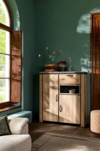Farmland, highboard 125 cm - 2-deuren + 1-lade + 1-niche (+ LED) - Afbeelding 3