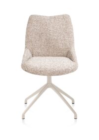 Mats, chaise - pivotante - creme - Luton - Cuivre