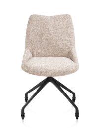 Mats, chaise - roulettes - rough off black - Luton - Cuivre