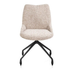 Mats, chaise - roulettes - rough off black - Luton - Cuivre