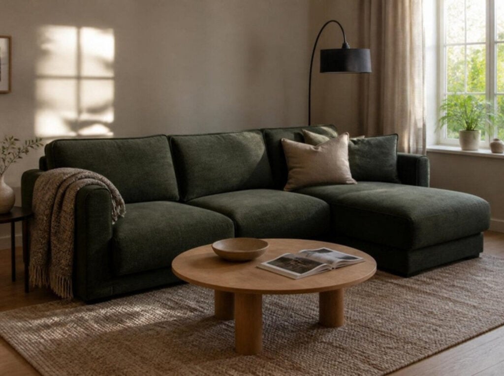 Hoekzetel Uit De Toonzaal Thuis Geplaatst Met Longchair Aan Het Raam Hoekzetel Uit De Toonzaal Thuis Geplaatst Met Longchair Aan Het Raam